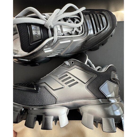 Prada Cloudbust Thunder sneakers in Black/Silver, size 38.5 - Picture 5 of 16